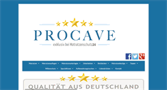 Desktop Screenshot of procave.de
